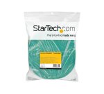 StarTech.com Ruban Auto Agrippant - Rouleau de 30,5 m pour Gestion de Câbles - Ruban Auto-Agrippant - Attaches Câble Ajustables - Sangles de Gestion de Câbles Auto-agrippantes et Réutilisables - Vert