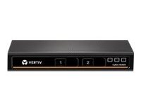 Vertiv Avocent 2 Ordinateur(s) - 1 Utilisateur(s) local - 3840 x 2160USB - 2 x DisplayPort - Bureau