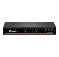Vertiv Avocent 2 Ordinateur(s) - 1 Utilisateur(s) local - 3840 x 2160USB - 2 x DisplayPort - Bureau