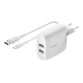 Belkin WCE001VF1MWH chargeur d'appareils mobiles Universel Blanc Secteur Intérieure