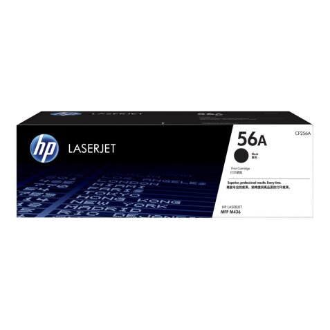 HP 56A - black - original - toner cartridge (CF256A)