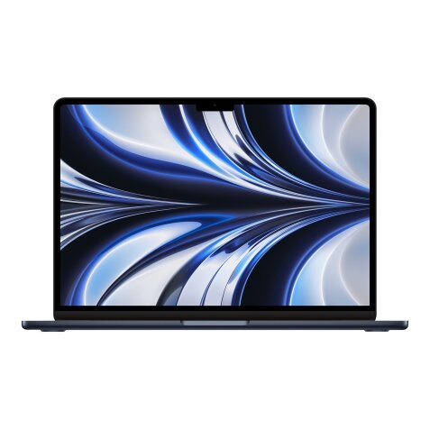 Apple MacBook Air Apple M M2 Ordinateur portable 34,5 cm (13.6") 8 Go 256 Go SSD Wi-Fi 6 (802.11ax) macOS Monterey Bleu