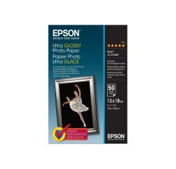 Epson Ultra Glossy Photo Paper - papier photo - brillant - 50 feuille(s) - 130 x 180 mm