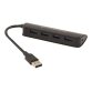 Uniformatic 86181 hub & concentrateur USB 3.2 Gen 1 (3.1 Gen 1) Type-C Noir