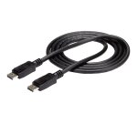StarTech.com Câble DisplayPort 1.2 de 2 m - Câble DisplayPort Certifié VESA 4K x 2K Ultra HD - Câble DP à DP pour Moniteur - Cordon d'Affichage/Vidéo DP - Connecteurs DP à Verrouillage