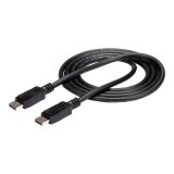 StarTech.com Câble DisplayPort 1.2 de 2 m - Câble DisplayPort Certifié VESA 4K x 2K Ultra HD - Câble DP à DP pour Moniteur - Cordon d'Affichage/Vidéo DP - Connecteurs DP à Verrouillage