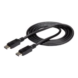 StarTech.com Câble DisplayPort 1.2 de 2 m - Câble DisplayPort Certifié VESA 4K x 2K Ultra HD - Câble DP à DP pour Moniteur - Cordon d'Affichage/Vidéo DP - Connecteurs DP à Verrouillage