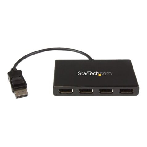 StarTech.com Répartiteur DisplayPort 1.2 à 4 ports, Adaptateur Multi-Moniteur DisplayPort vers 4x DP, Hub MST pour Ordinateur Quad 1080p 60Hz - Windows Uniquement, Pas de Pilote