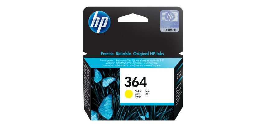 HP 364 cartouche d'encre jaune authentique