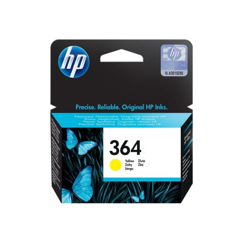 HP 364 cartouche d'encre jaune authentique
