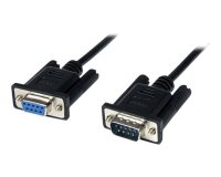 StarTech.com Câble Null Modem Croisé Série RS232 DB9 1 m - Noir