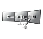 Neomounts NM-D775DX3WHITE Support d'écran à fixer 17-27" - ressort à gaz - Topfix - arrêt 180°