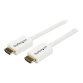 StarTech.com Câble HDMI CL3 avec Ethernet - 5m - Câble Ultra HDMI Mural - Cordon HDMI Haut Débit 4K 30Hz UHD - 10.2 Gbps - Câble Vidéo/Affichage HDMI 1.4 - 30AWG - Blanc