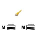 MCL Cable RJ45 Cat5E 0.5 m Yellow câble de réseau Jaune 0,5 m U/UTP (UTP)