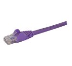 StarTech.com Câble réseau Cat6 UTP sans crochet de 5 m - Violet