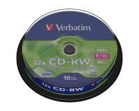 Verbatim CD-RW 12x 700 Mo 10 pièce(s)