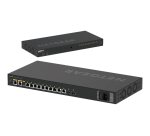 NETGEAR GSM4212PX Géré L2/L3 Gigabit Ethernet (10/100/1000) Connexion Ethernet, supportant l'alimentation via ce port (PoE) 1U Noir