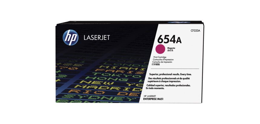 HP 654A - magenta - original - LaserJet - toner cartridge (CF333A)