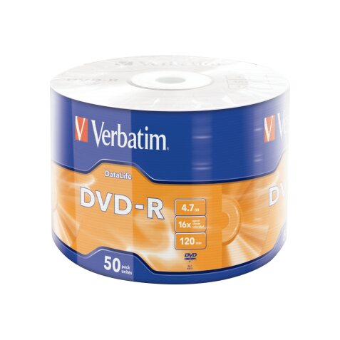 Verbatim 43791 DVD vierge 4,7 Go DVD-R 50 pièce(s)