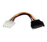 StarTech.com Adaptateur de câble d'alimentation SATA 15 cm vers LP4 - F/M