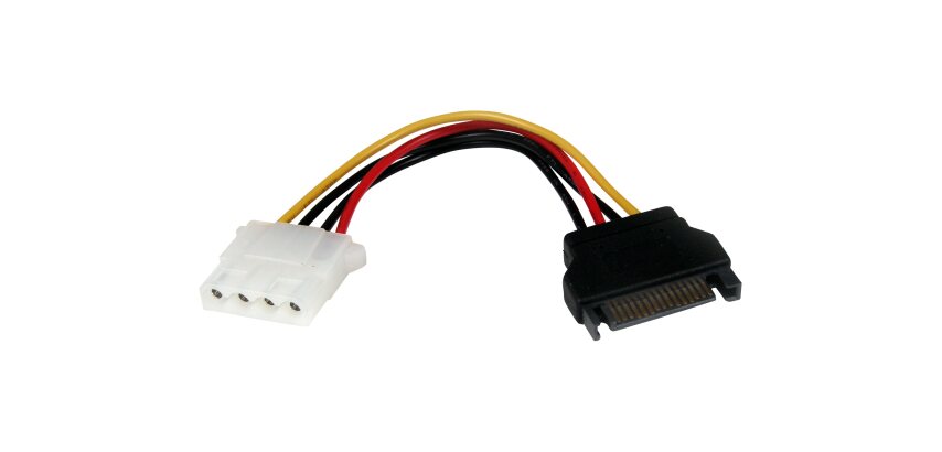 StarTech.com Adaptateur de câble d'alimentation SATA 15 cm vers LP4 - F/M
