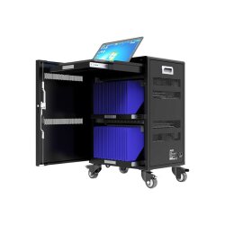 Port Designs 901958 chariot et rangement roulant Module de charge et de gestion Noir