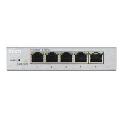 Zyxel GS1200-5 Géré Gigabit Ethernet (10/100/1000) Argent
