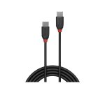 Lindy Câble USB 3.2 Type C de 1m, 20Gbit/s, 60W PD, noir