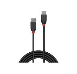 Lindy Câble USB 3.2 Type C de 1m, 20Gbit/s, 60W PD, noir