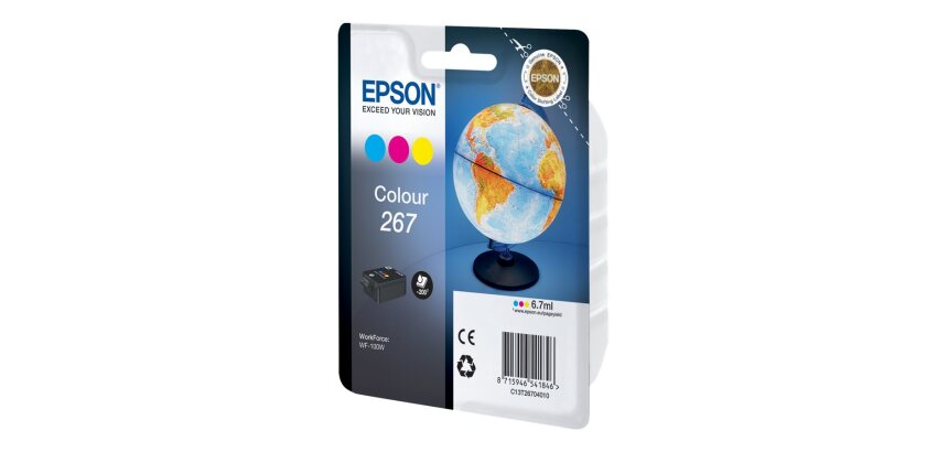 Epson Globe Monobloc 267 - encre DURABrite Ultra 3 couleurs