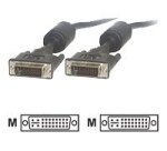 MCL Cable DVI-I Male/Male Dual Link 2m câble DVI Noir