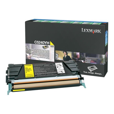 Lexmark - hoog rendement - geel - origineel - tonercartridge - LCCP, LRP