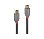 Lindy Câble USB 2.0 Type C de 1m, PD 60W, Anthra Line