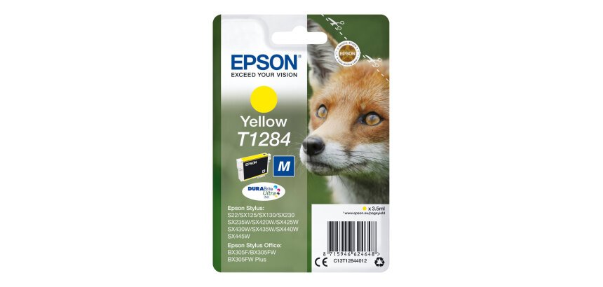 Epson Fox Encre jaune DURABrite Ultra Renard T1284