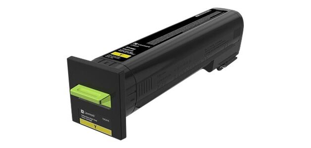 Lexmark 72K2XYE Cartouche de toner 1 pièce(s) Original Jaune