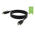 Vision TC 2MDPHDMI/BL câble vidéo et adaptateur 2 m DisplayPort HDMI Type A (Standard) Noir
