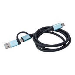 i-tec USB-C Cable to USB-C with Integrated USB 3.0 Adapter