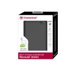 Transcend TS0GSJ25CK3 Boîtier de disques de stockage Boîtier disque dur/SSD Gris 2.5"