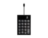 Port Designs 900801 clavier numérique Ordinateur portable USB Noir, Gris