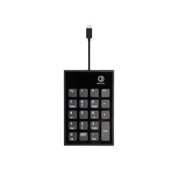 Port Designs 900801 clavier numérique Ordinateur portable USB Noir, Gris