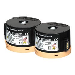 Cartouche Pack 2 Toners Noir (0710) - 2 x 2 500 pages - C13S050710