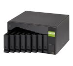 QNAP TL-D800C Boîtier de disques de stockage Boîtier disque dur/SSD Noir, Gris 2.5/3.5"