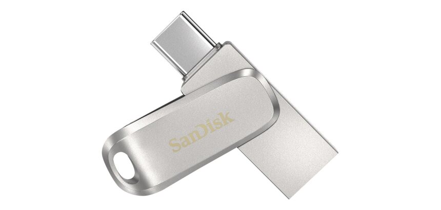 SanDisk Ultra Dual Drive Luxe lecteur USB flash 256 Go USB Type-A / USB Type-C 3.2 Gen 1 (3.1 Gen 1) Acier inoxydable