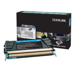 Lexmark X748H1CG Cartouche de toner 1 pièce(s) Original Cyan