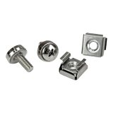 StarTech.com Vis M5 et écrous cages M5 pour rack serveur - Paquet de 20