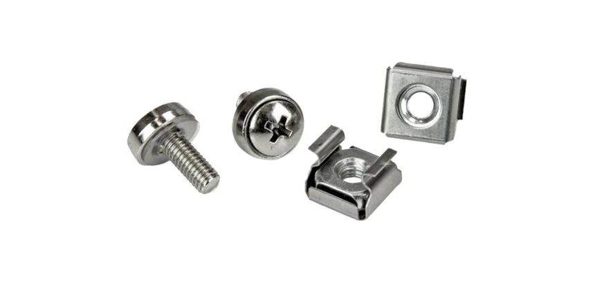 StarTech.com Vis M5 et écrous cages M5 pour rack serveur - Paquet de 20