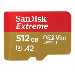 SanDisk Extreme 512 Go MicroSDHC UHS-I Classe 10