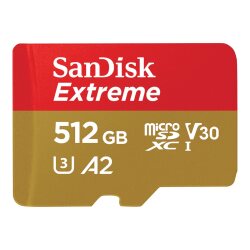 SanDisk Extreme 512 Go MicroSDHC UHS-I Classe 10