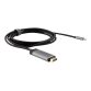 Verbatim 49144 câble vidéo et adaptateur 1,5 m USB Type-C HDMI Noir, Argent