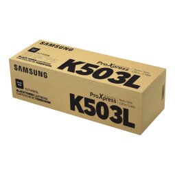 Samsung CLT-K503L - à rendement élevé - noir - original - cartouche de toner (SU147A)